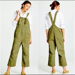 The Great. Easy Overall w/Spring Print sz 0/XS